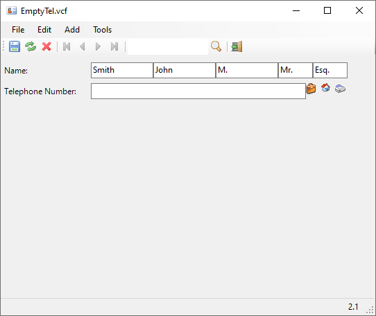 Erase empty entries before