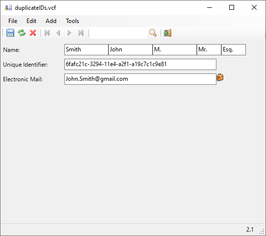 Delete duplicated UIDs after