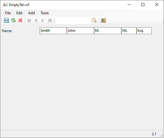Erase empty entries after